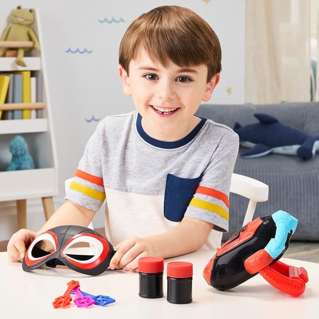 Hasbro Marvel Spidey & His Amazing Friends Water-Webs Miles Morales Bubble Slinger