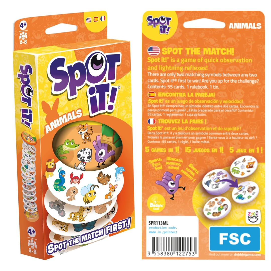 Spot It! Animals (Eco-Blister) 1