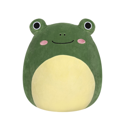 Medium Plush Squishmallows 12” -Gloria - Dark Green Frog - Fuzzamallows