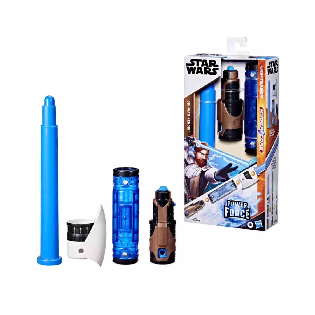 Hasbro Star Wars Lightsaber Forge Kyber Core Obi-Wan Kenobi, Blue Customizable Lightsaber