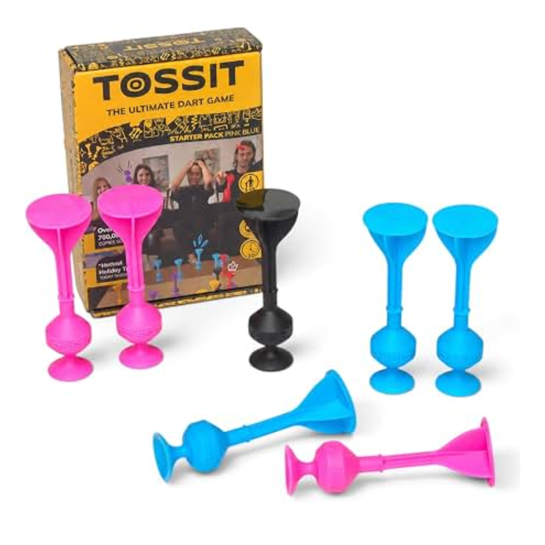 Tossit: The Ultimate Dart Set Blue/Pink