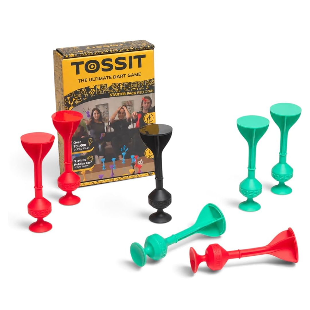 Tossit: The Ultimate Dart Set Red/Turquoise