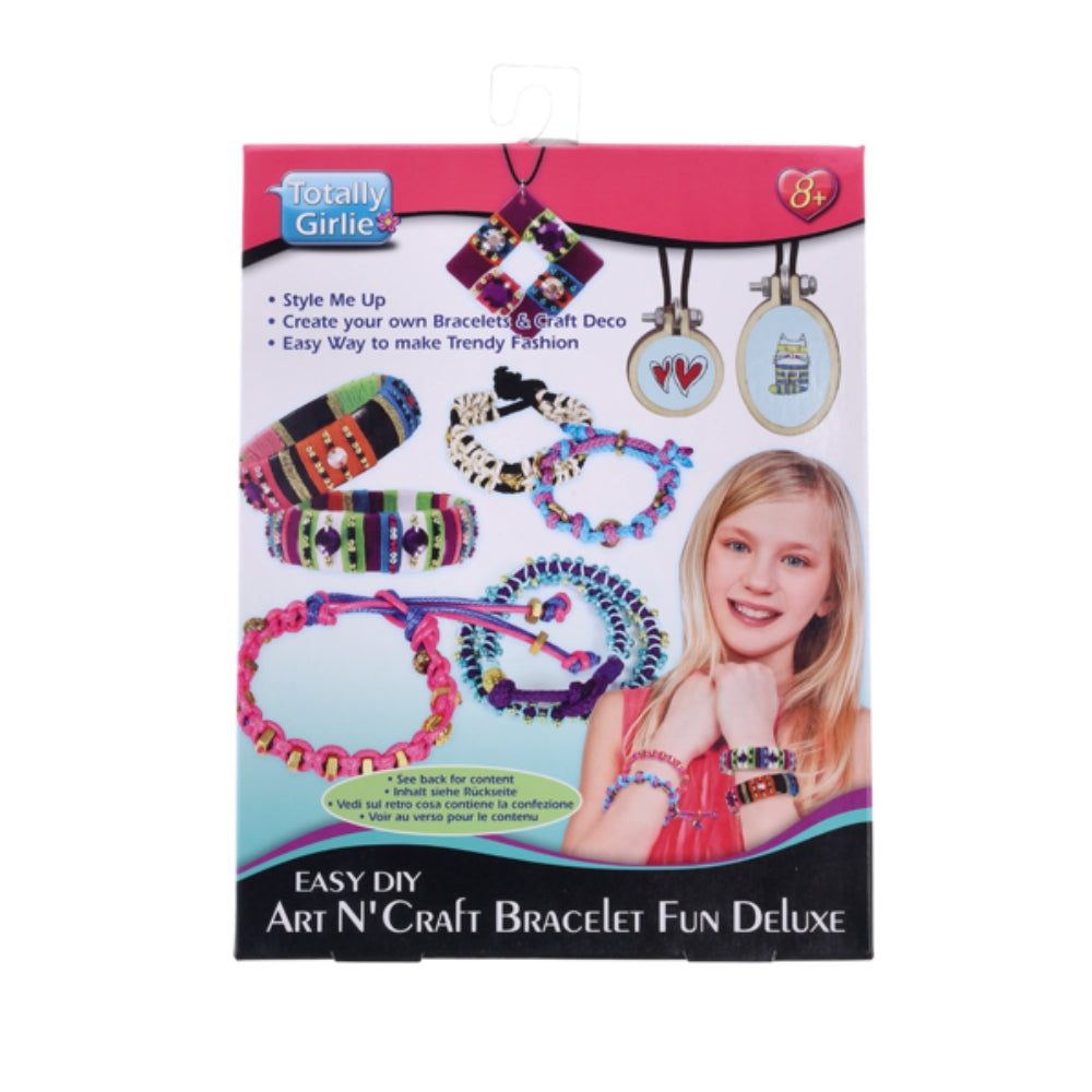 Totally Girlie Art N' Craft Bracelet Fun Deluxe - 1