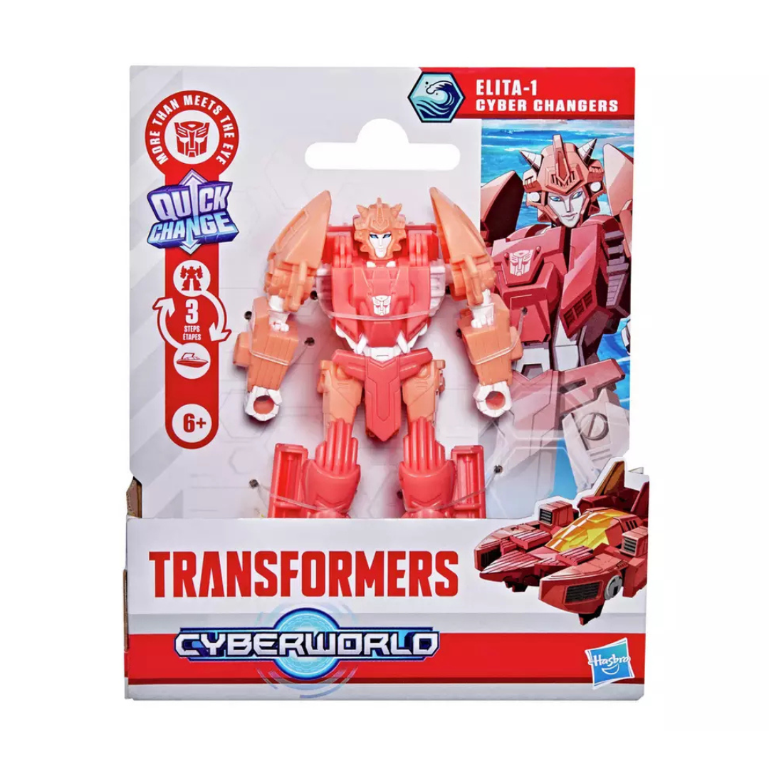 Transformers Cyberworld Cyber Changers - Elita 12