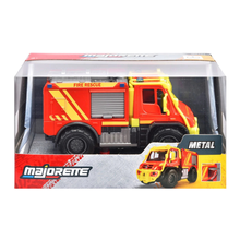 Majorette Metal Fire Truck Mercedes Unimog U530 Scale 1:43