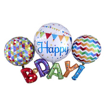 P80 HAPPY B-D-A-Y MULTI-BALLOON 56 X 36IN