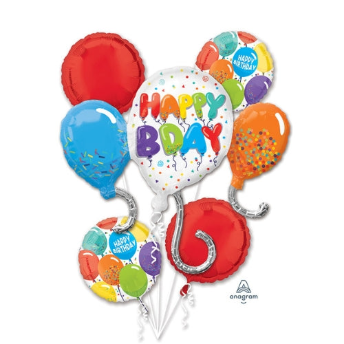 P75 BIRTHDAY CELEBRATION BALLOON BOUQUET