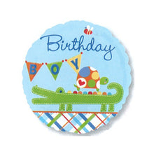 Alligator Birthday Boy Foil Balloon 18 - Inch