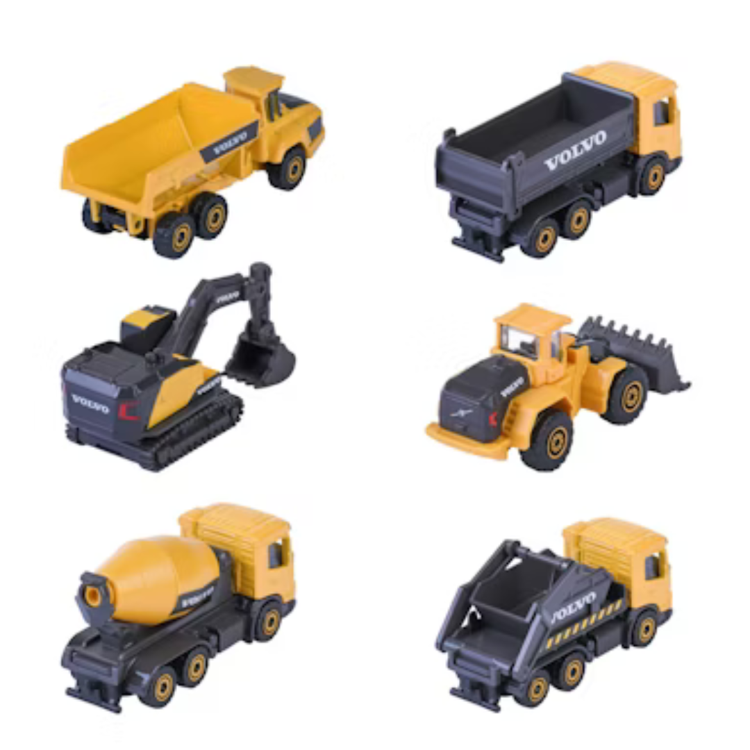 Majorette Volvo Construction Premium Assorted Trucks