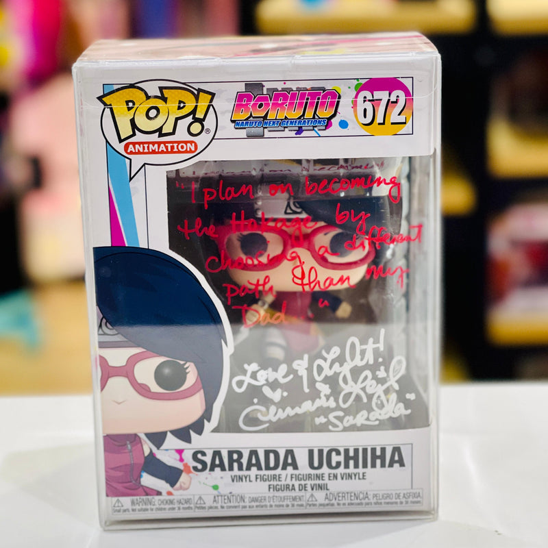 Sarada Uchiha - Signed Funko POP! Animation: Boruto