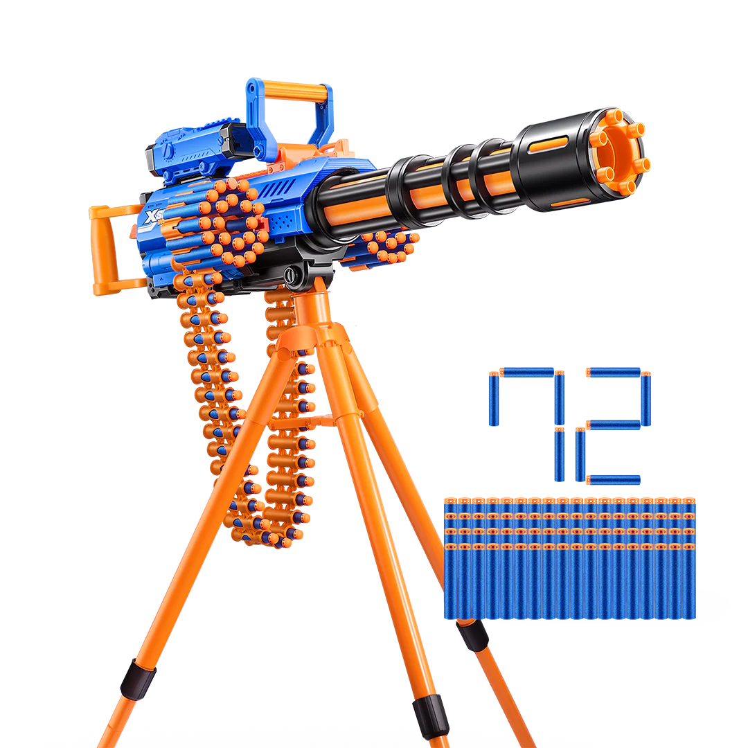 X-Shot Insanity-Motorized Age Fire Gatling Gun With Tripod 1
