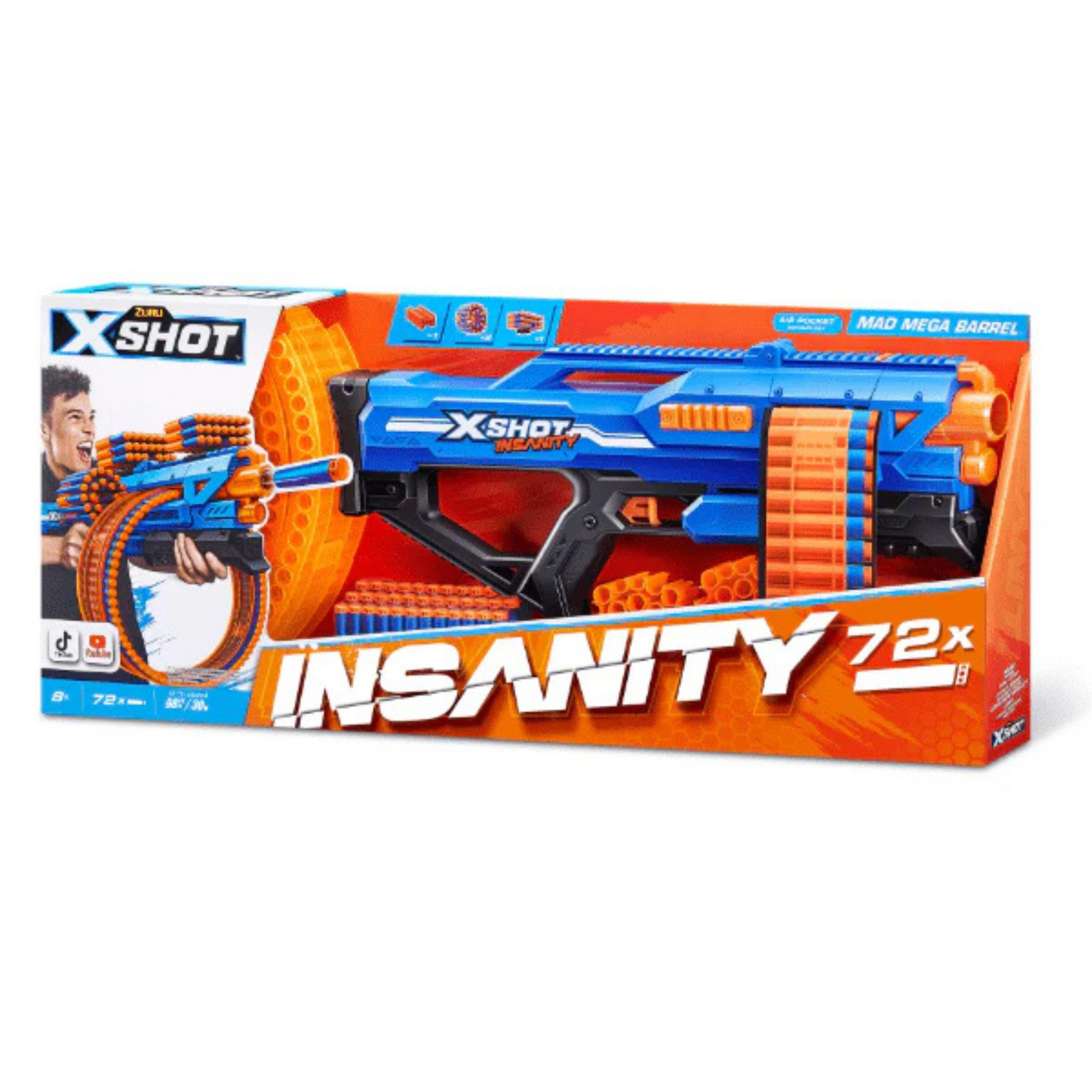 X-Shot Insanity Mad Mega Barrel 5