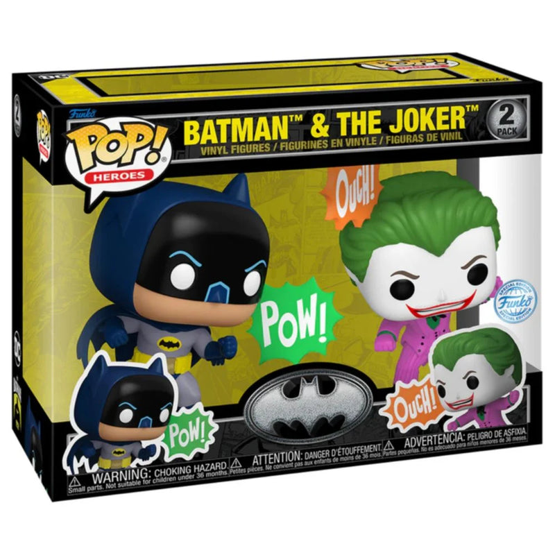 Funko Pop! Heroes: Batman 85th - Joker/Batman 2pk (Exc)