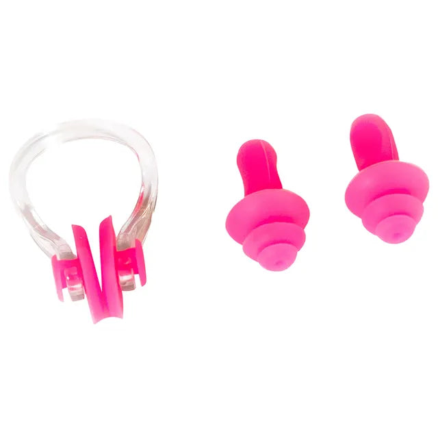 Ds swim ear plug and nose clip set w30 - 2 asstd