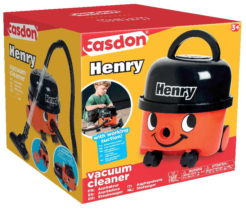 Casdon Henry Vacuum Cleaner Red