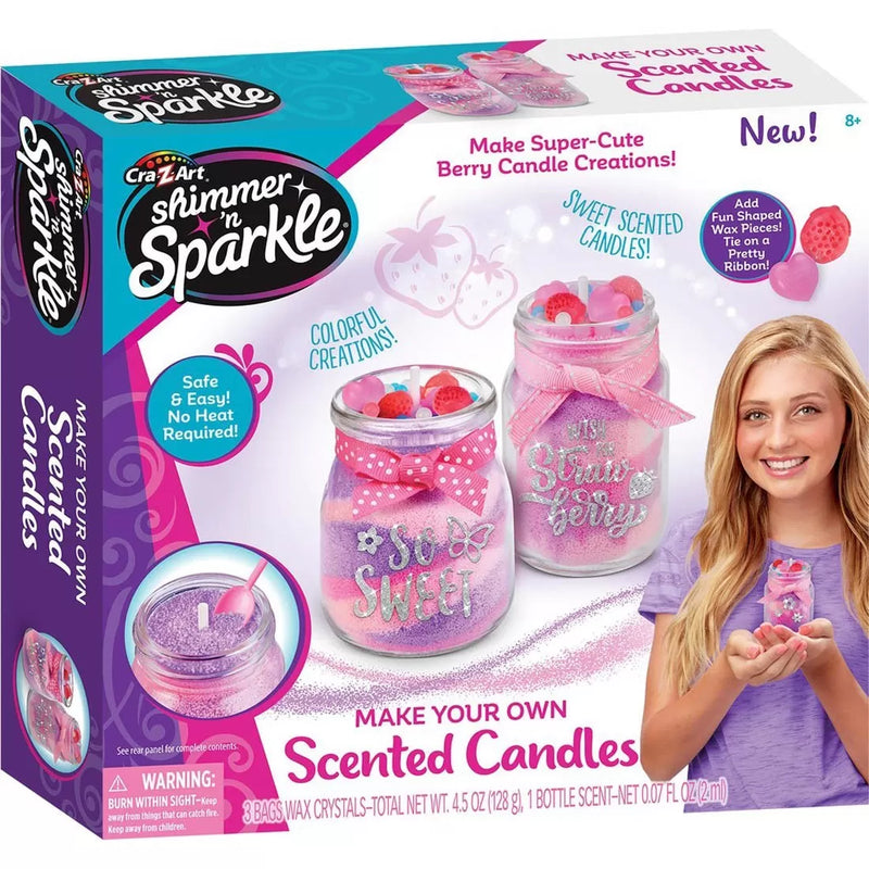 Shimmer N Sparkle Make Your Own Scented Candles-Berry