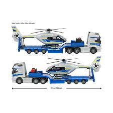 Majorette - Volvo Fh-16 Police Truck + Helicopter - Light And Sound