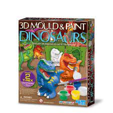 4M 3D Mould & Paint/Dinosaur