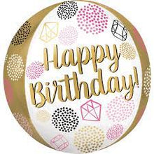 G20 HAPPY BIRTHDAY GEMS ORBZ BALLOON