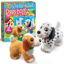 4M 3D Mould & Paint Puppy Dogs