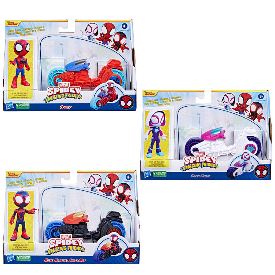 Hasbro Spidey and Friends Spidey Motorcycle