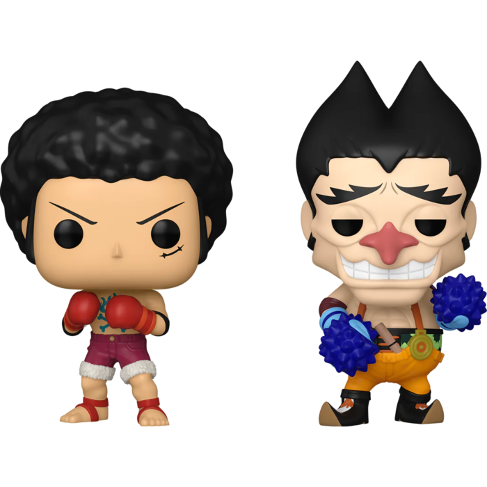 Funko Pop! Animation: One Piece - Luffy and Foxy 2pk  w/chase (Exc)