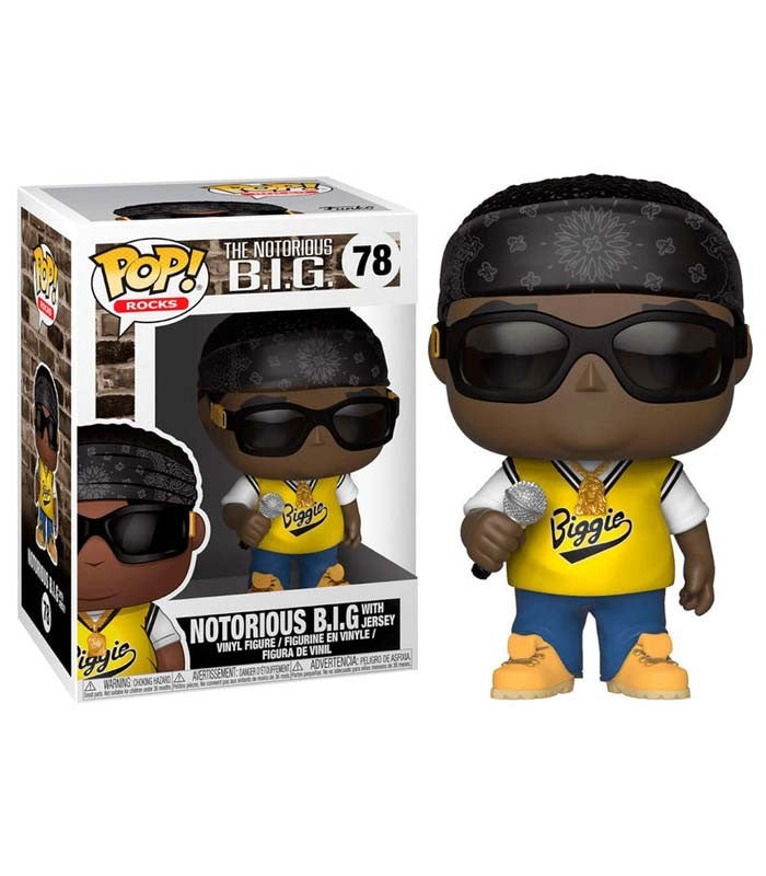 Funko Pop! Rocks: Notorious B.I.G. in jersey