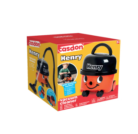 Casdon Henry Vacuum Cleaner Red