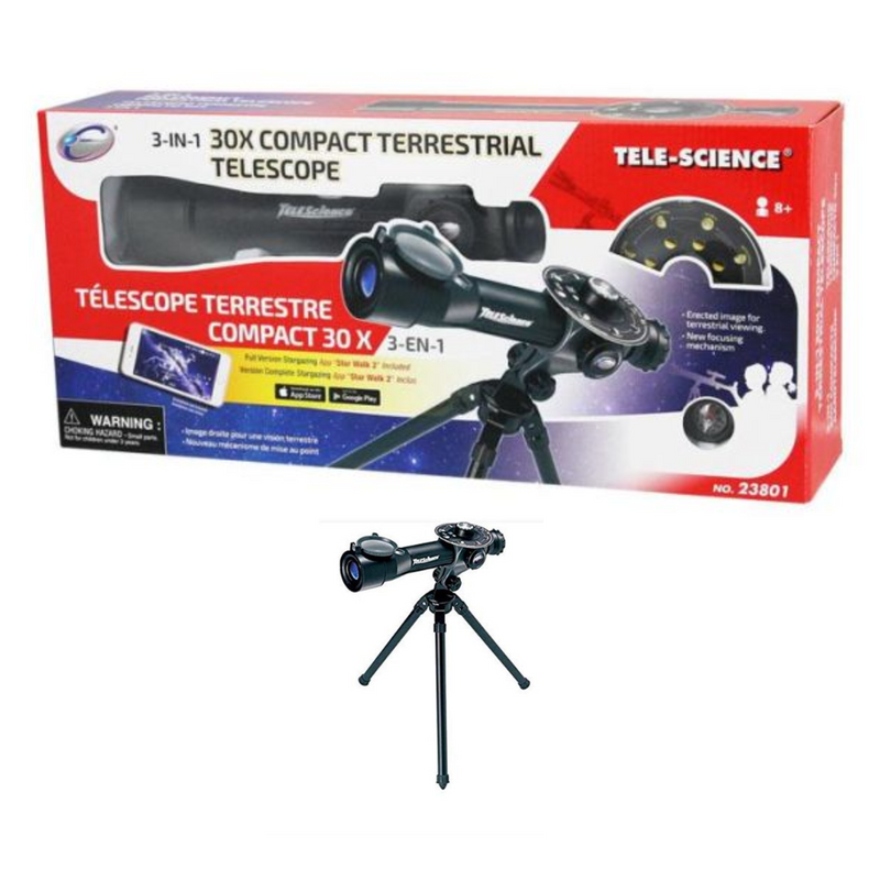 Eastco 3 In 1 30x Compact Terrestrial Telescope