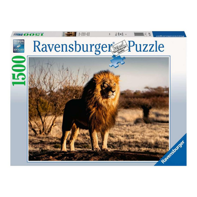 Ravensburger Lion, King Of The Animals - 1500 Pc