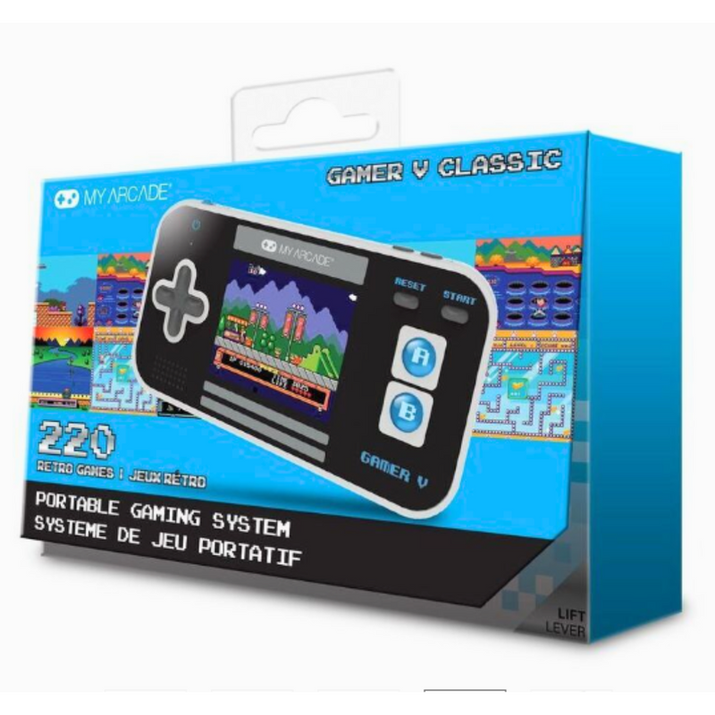 My Arcade Gamer V Classic 220 Games In 1 - Black / Blue