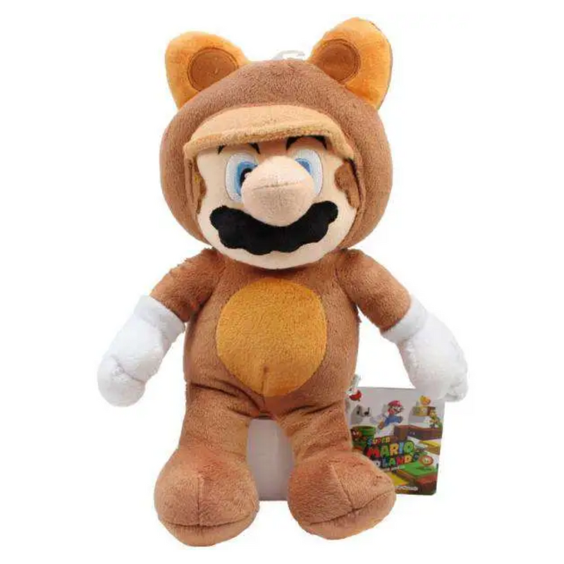 San-ei Super Mario Plush Doll -Tanooki Mario (M)