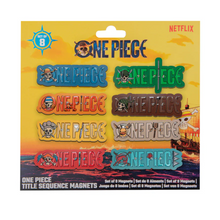 One Piece - Cinereplica: One Piece Title Sequence Set of 8 Magnets