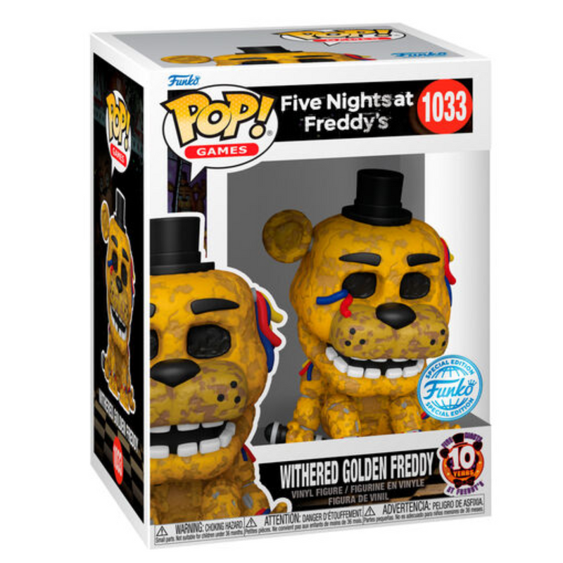 Funko Pop! Games: Five Nights at Freddy's - Withered Golden Freddy (Exc)