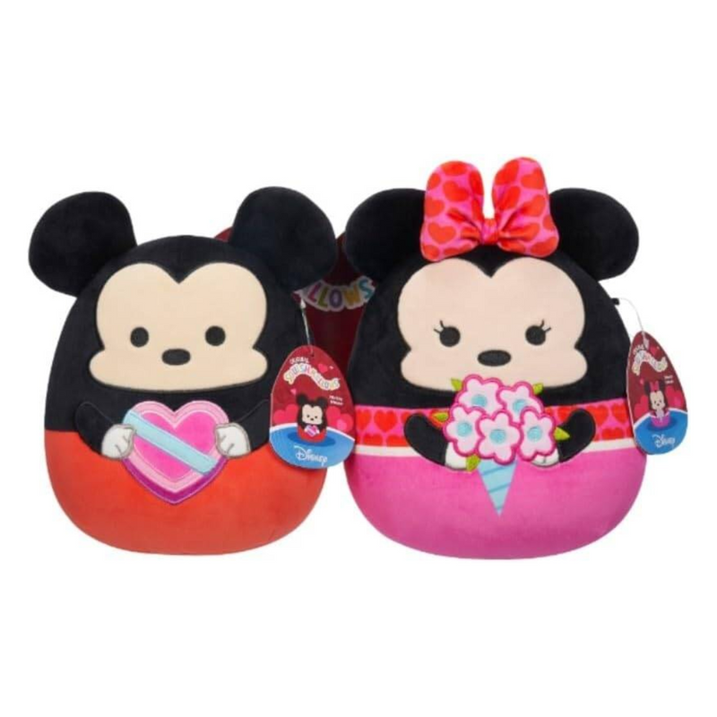 Squishmallows 8" Disney Valentine Pair Mickey And Minnie