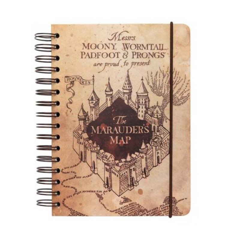 Harry Potter Erik: Harry Potter The Marauders Map A5 Notebook