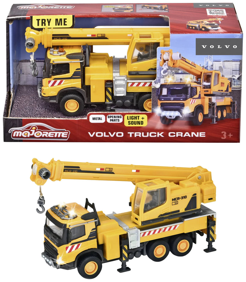 Majorette - Volvo Crane Truck - Light And Sound