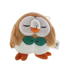 Pokemon Sleeping Plush-Rowlet 5 Inch