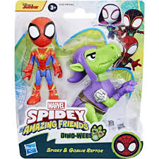 Spidey And His Amazing Friends Dino-Webs/Spidey & Goblin Raptor