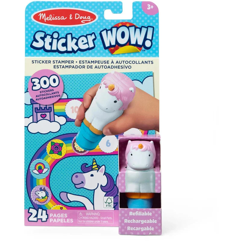 Melissa & Doug Sticker Wow! Sticker Stamper & Activity Pad - Unicorn