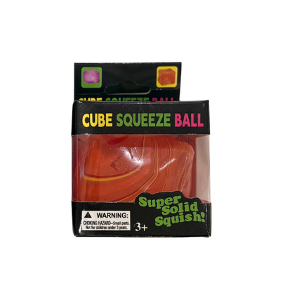 Nice Cube Super Solid Squish Squeeze Fidget Sensory Toy Orange