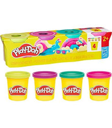 Hasbro Play-Doh Vibrant 4 Pack