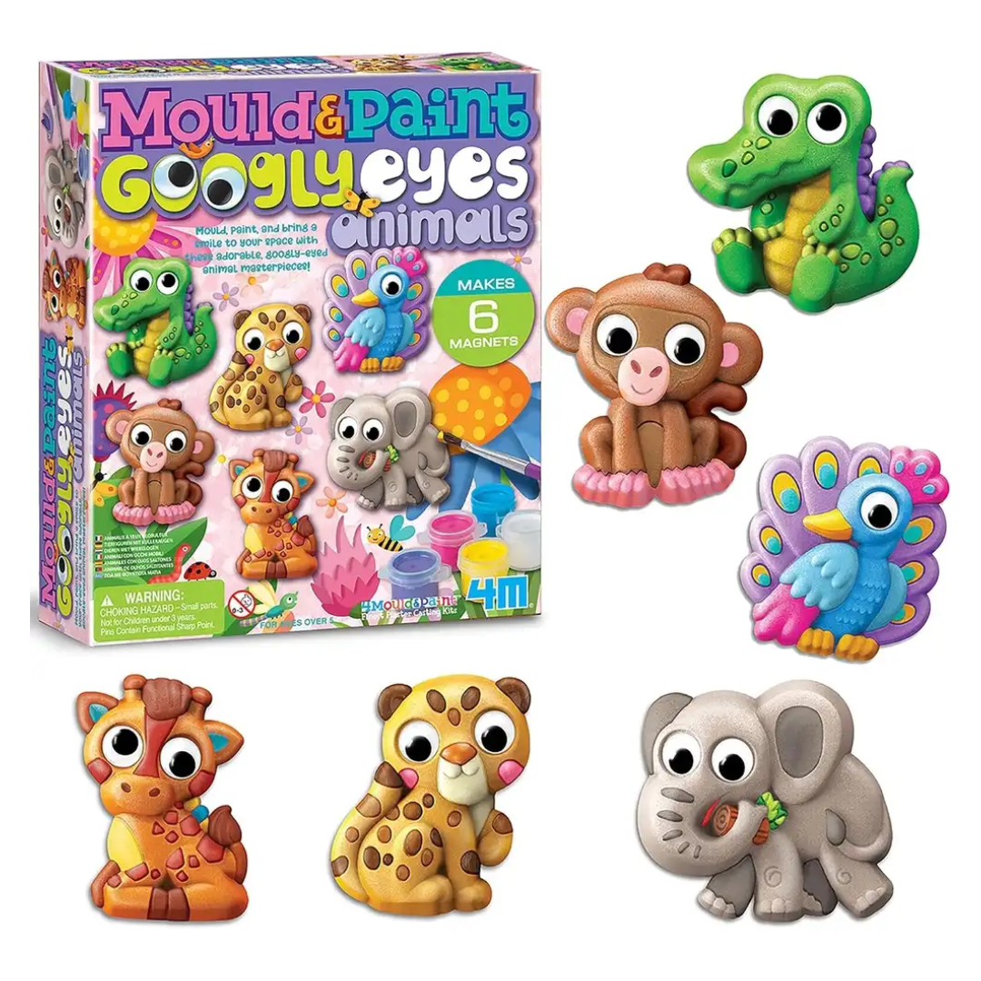 4M Mould & Paint - Googly Eyes Animals