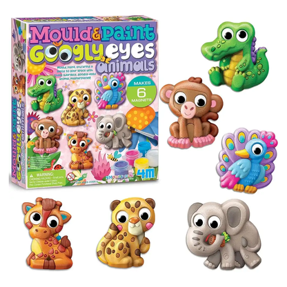4M Mould & Paint - Googly Eyes Animals