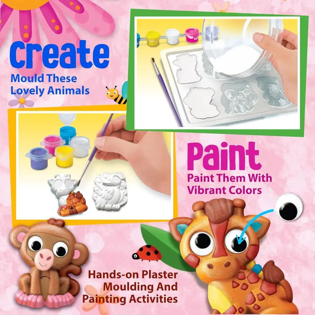4M Mould & Paint - Googly Eyes Animals