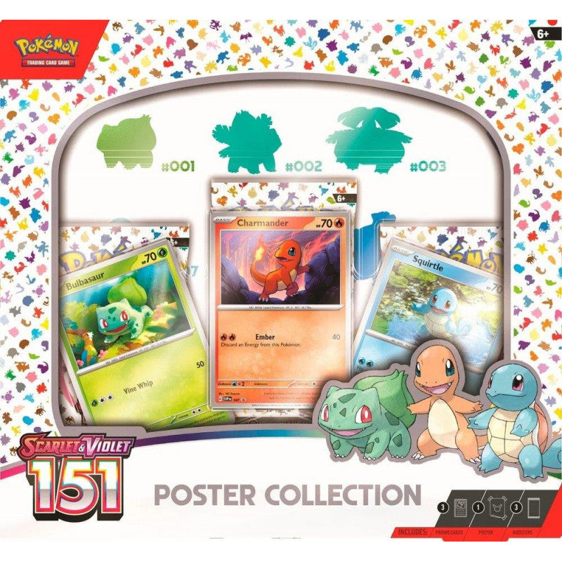 Pokemon Trading Card- Scarlet & Violet 3.5 - 151 Poster Box