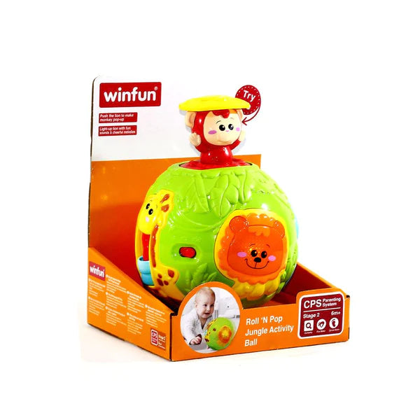 Winfun Roll N Pop Jungle Activity Ball