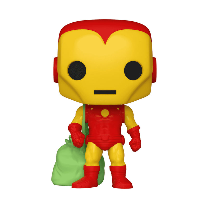 Pop! Marvel: Holiday - Iron Man with Bag
