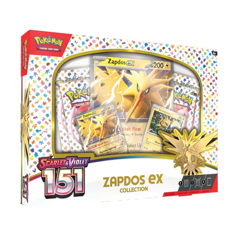 Pokemon Trading Card- Scarlet & Violet 3.5 Oversize - Zapdos Ex Box