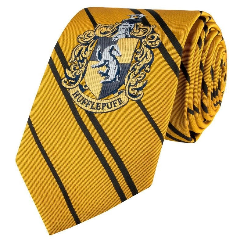 Harry Potter Cinereplica: Necktie Kids Hufflepuff Woven Logo